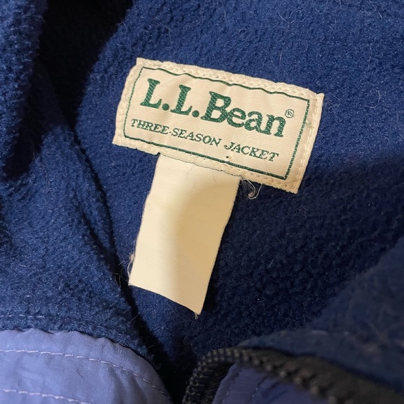 90s L.L.Bean 3 Seasons Fleece Lined Jacket - Picture 3 of 4
